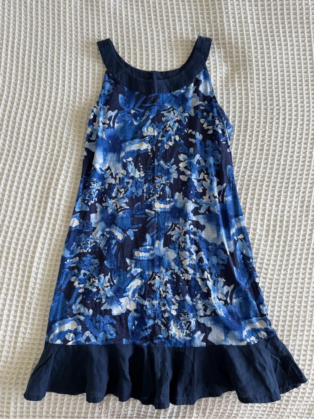 NWT Tommy Bahama Fresco Floral Short Dress S Island Navy Blue Resort Beach